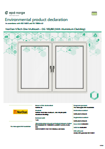 000EB0(1.0)_EPD - ND NTech One Multisash, OG_Timber + aluminium_105_Triple glazed.pdf