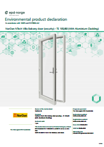 NEPD-4546-3801_NorDan-NTech-Villa-Balcony-door--security----TE-105-80--With-Aluminium-Cladding-.pdf